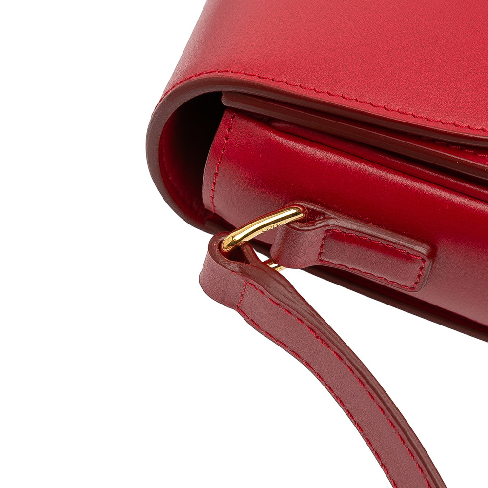 Pre-Loved Celine Classique Shiny Calfskin Triomphe Crossbody - Picture 7 of 11